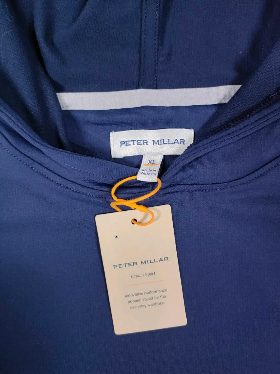 New Peter Millar Performance Golf Hoodie Mens XL - Image 4