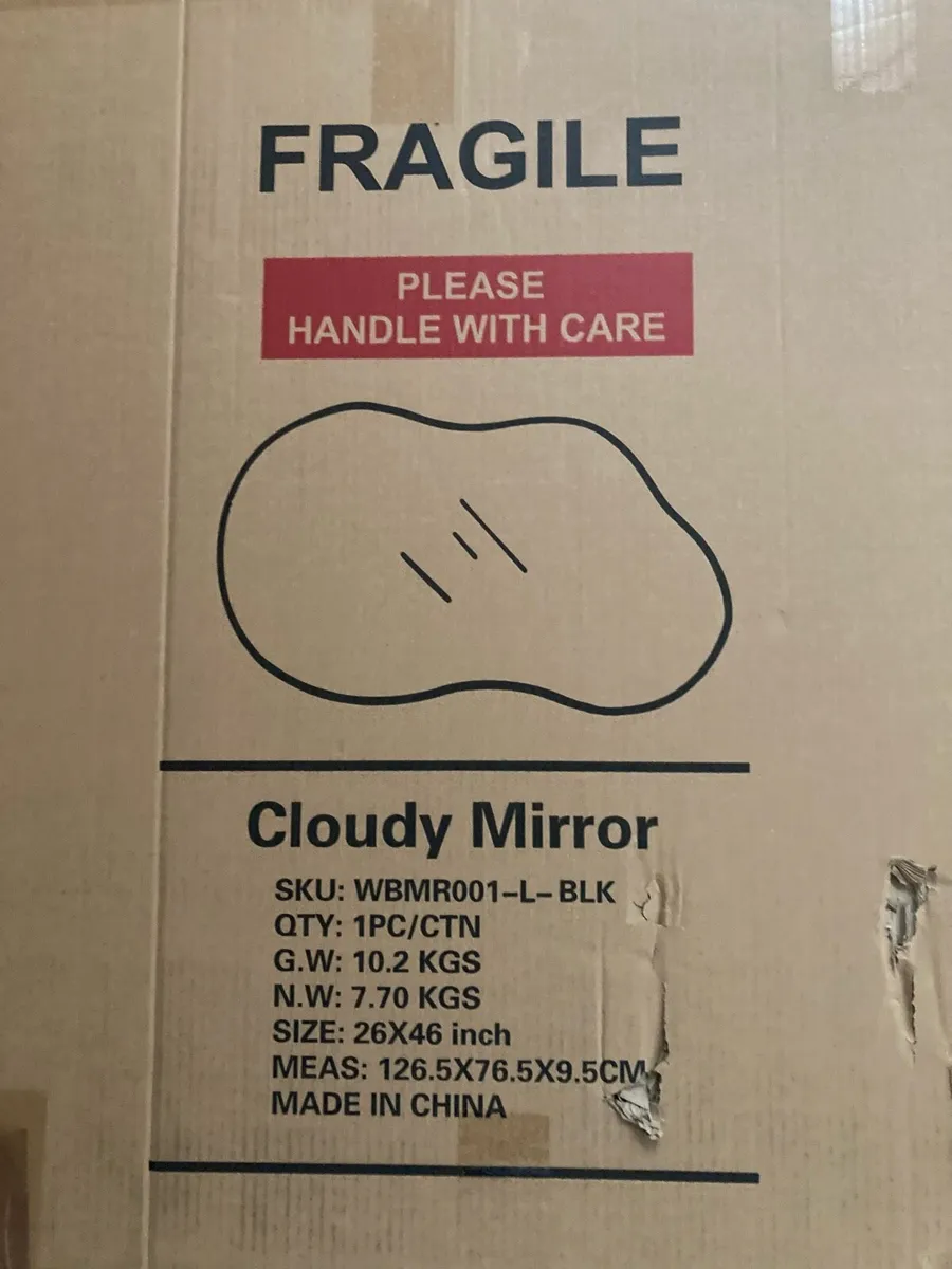 Extra Large Cloud Shaped Mirror - Image 3