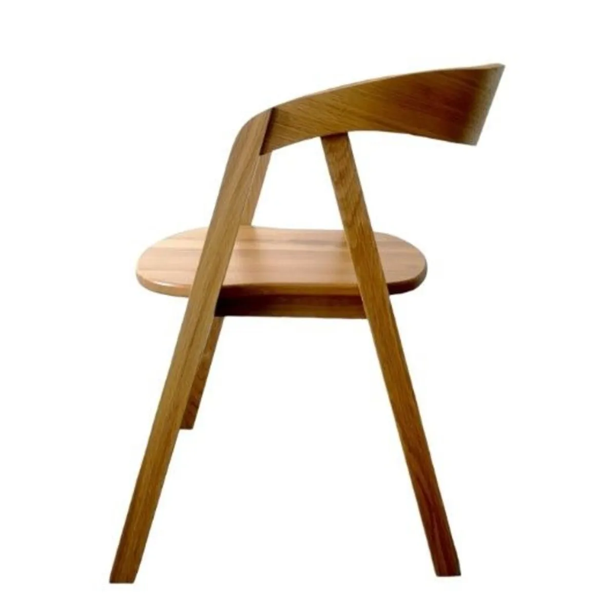 Helsinki Solid Beech Chair with All-Wood Seat - Image 3