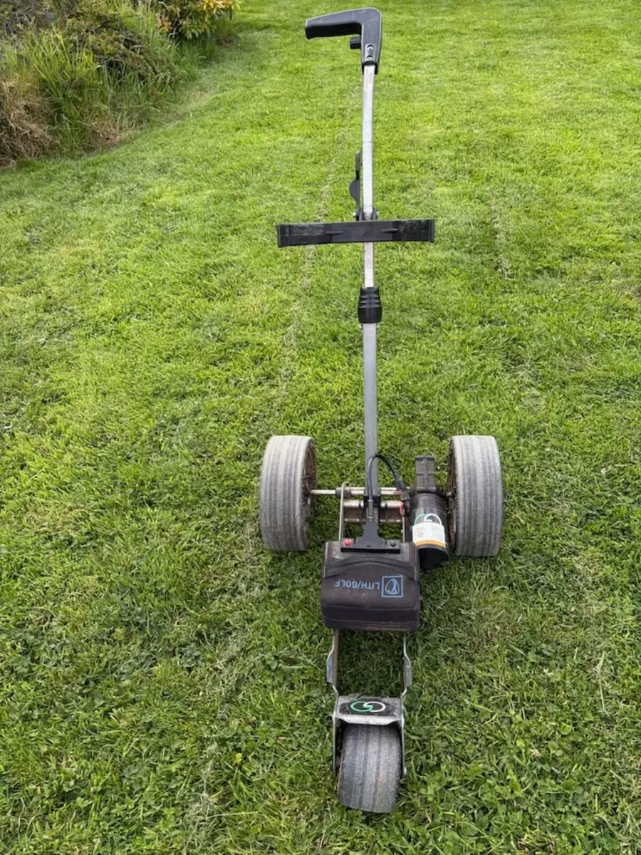 Golf trolley &battery - Image 1