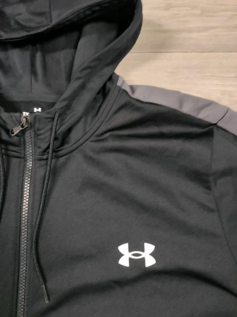 Under Armour Full Zip Hoodie Jacket Mens XXL - Image 3