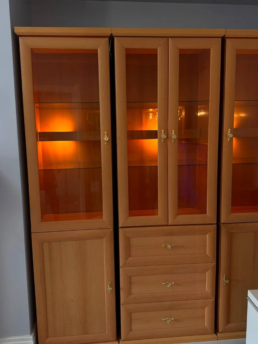 Three-Piece Display Cabinet Set - Image 1