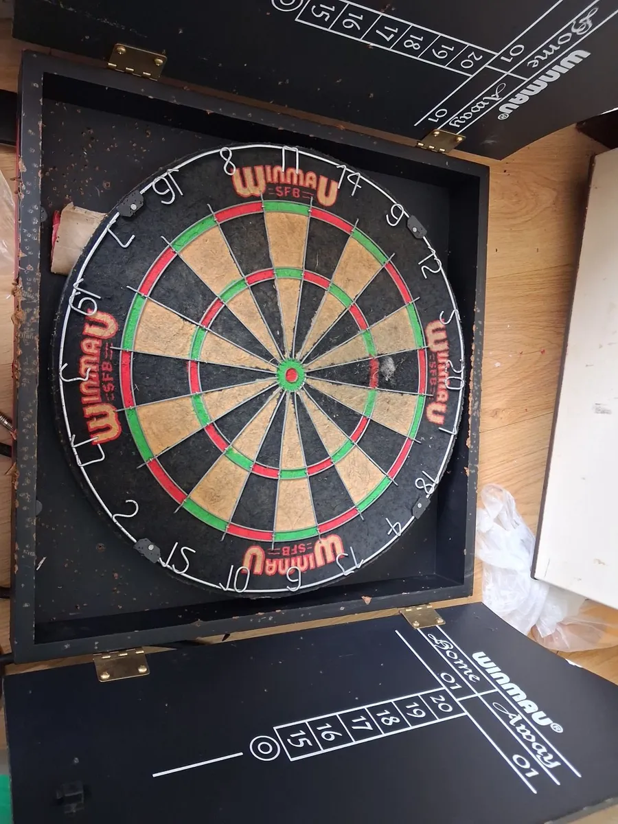 Dart board as seen - Image 1
