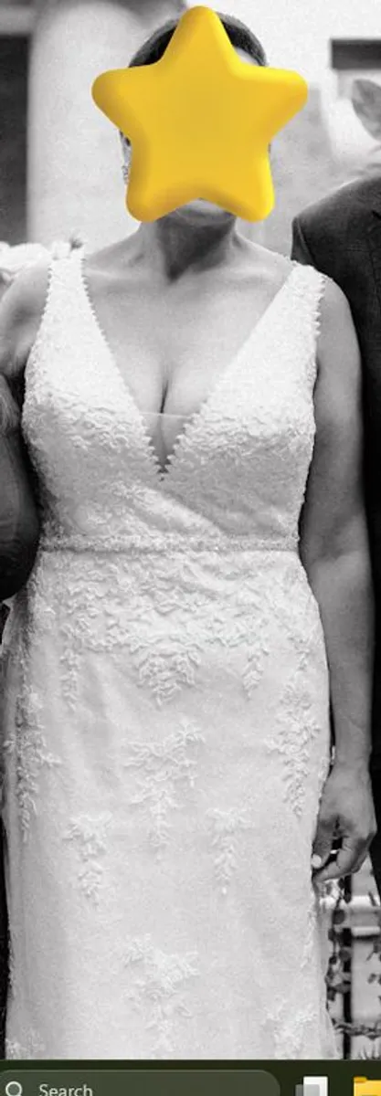 Lace Mermaid - Elegant White One Barcelona Wedding Dress - Image 3