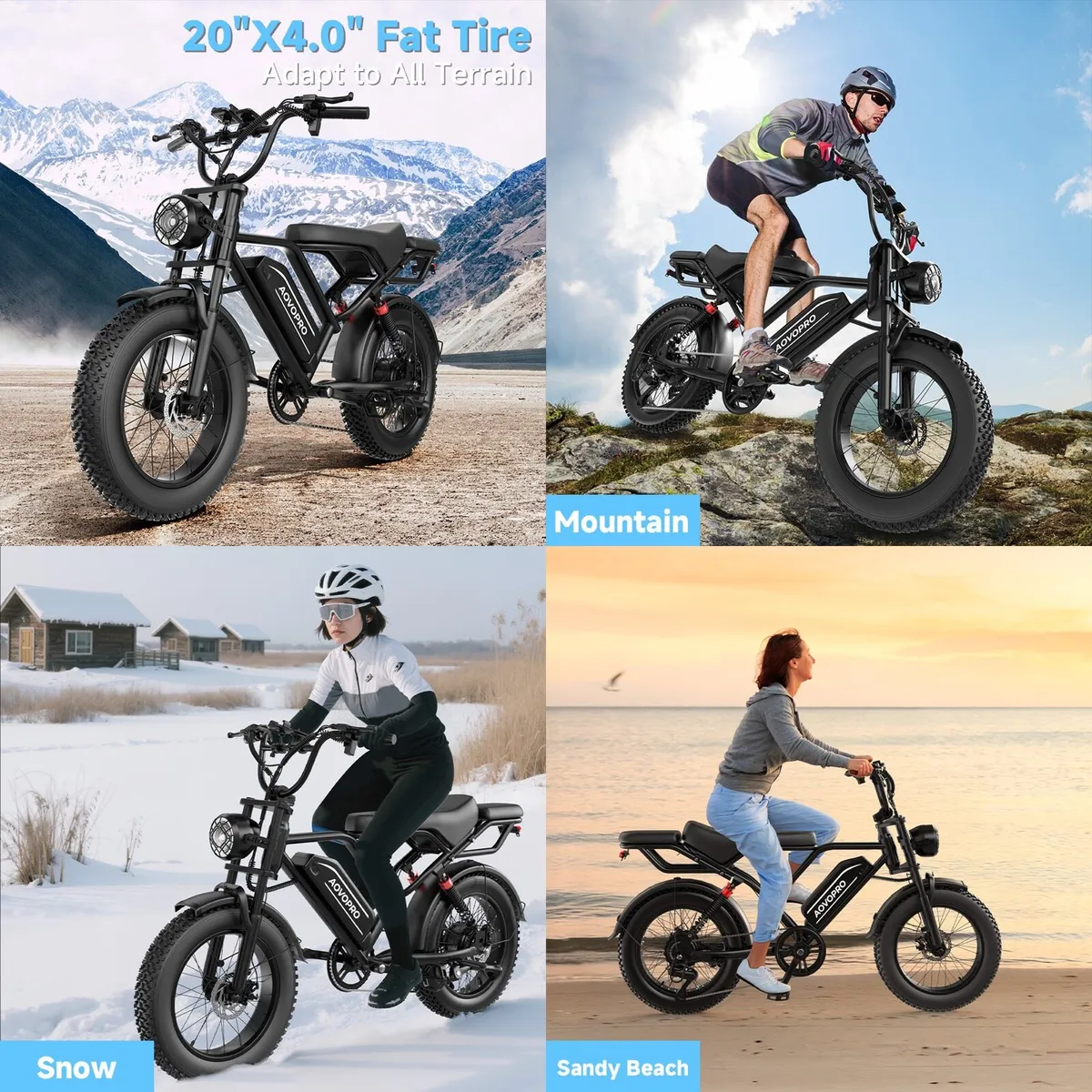 New AOVO Fat boy electric bikes - Image 3