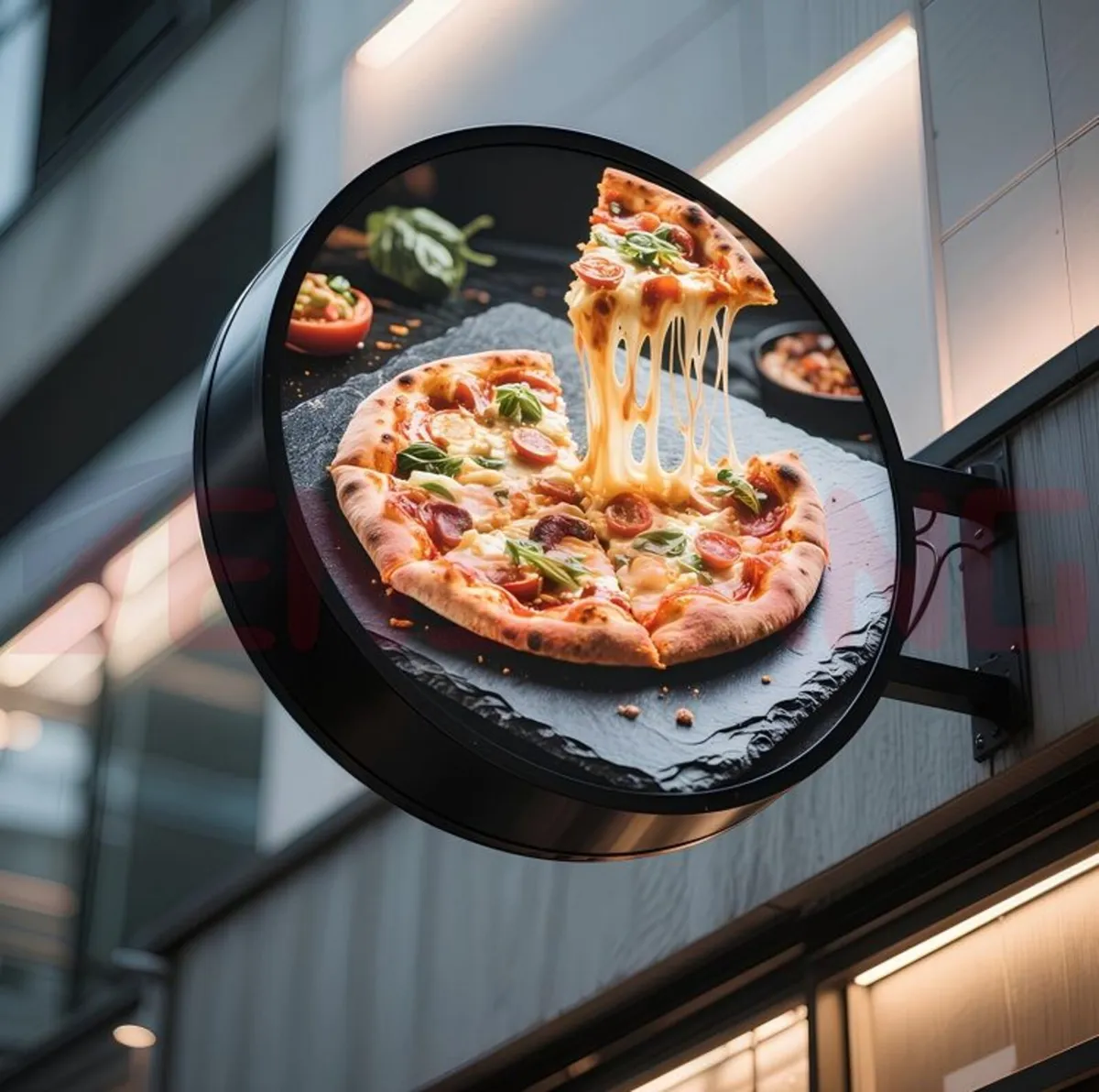 Round Double Sided LED Display Sign P2.5 IP65 - Image 2