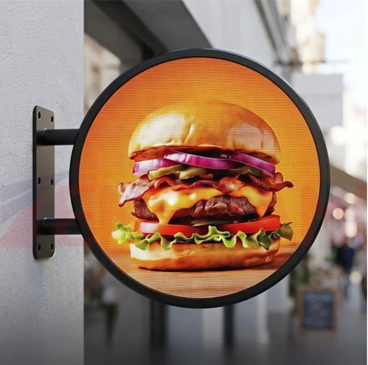 Round Double Sided LED Display Sign P2.5 IP65 - Image 3