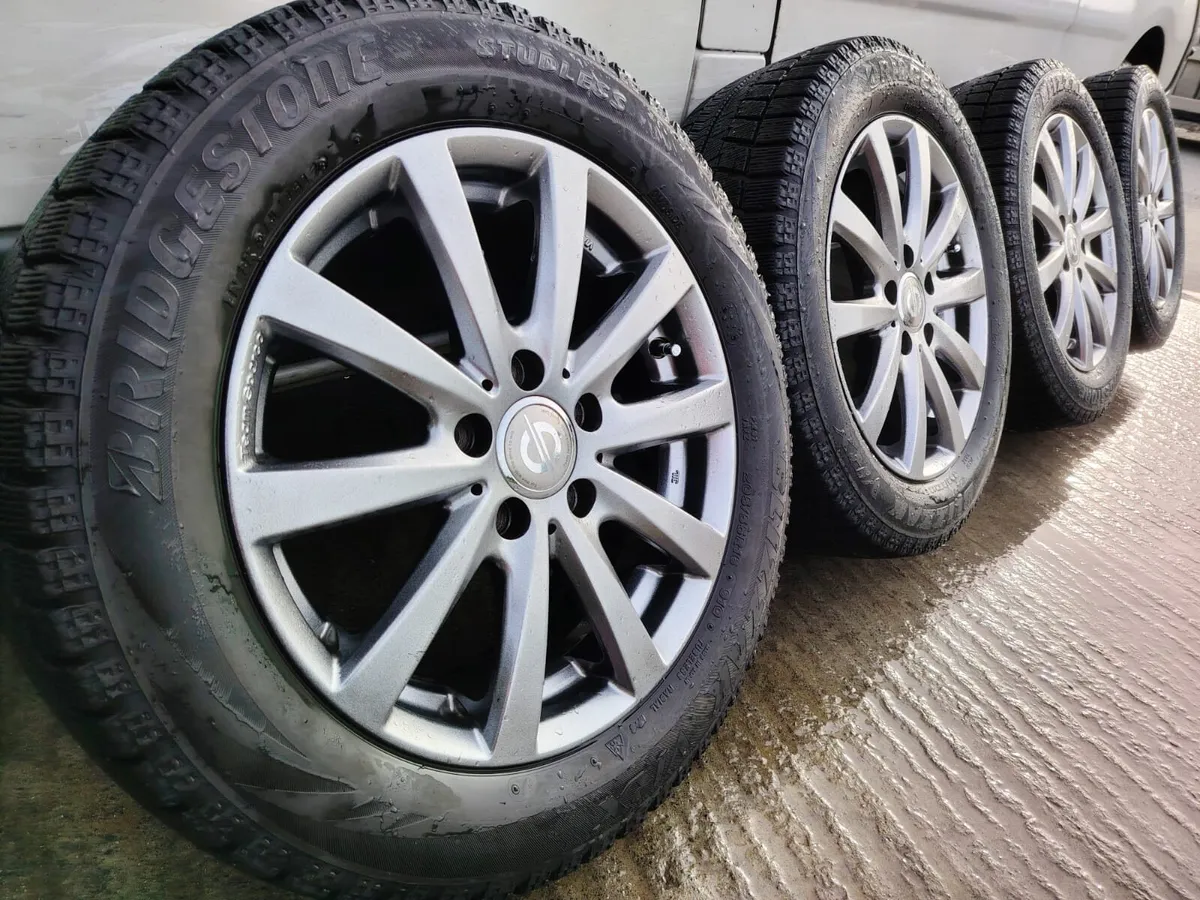16" 5x112 grey alloy wheels. Golf, Octavia, Passat - Image 1