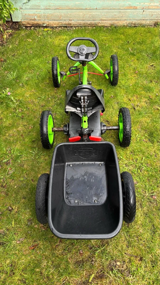 Berg Go kart and trailer - Image 3