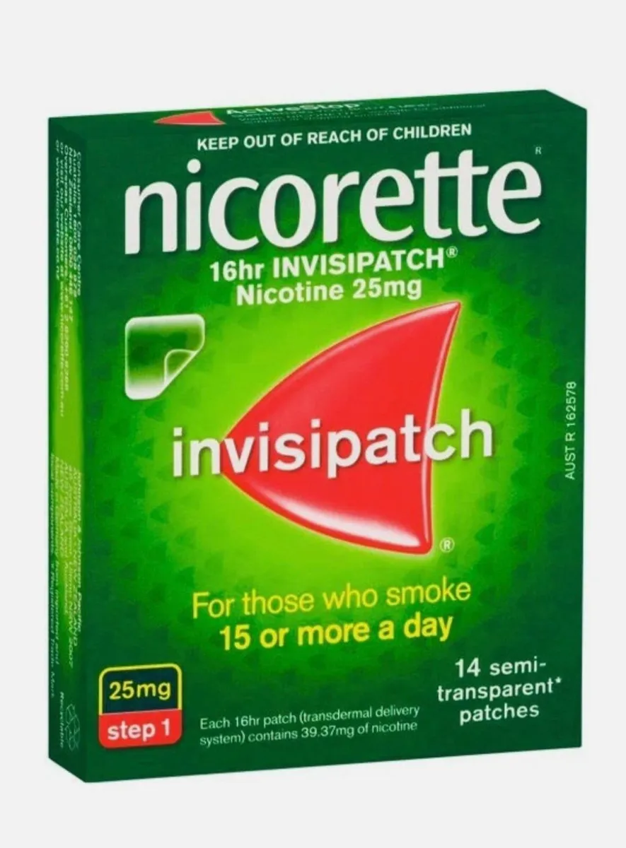 NICORETTE INVISI 25mg Patch - Step 1 X 28 Patches