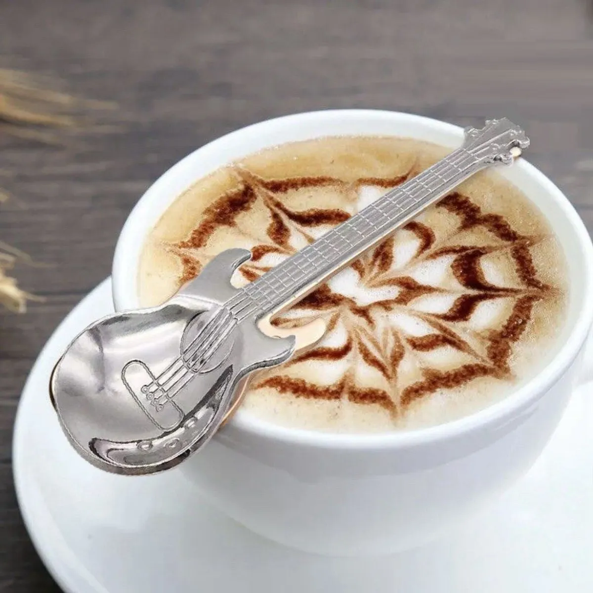 Stainless Steel Guitar Spoons, set of 4. - Image 4