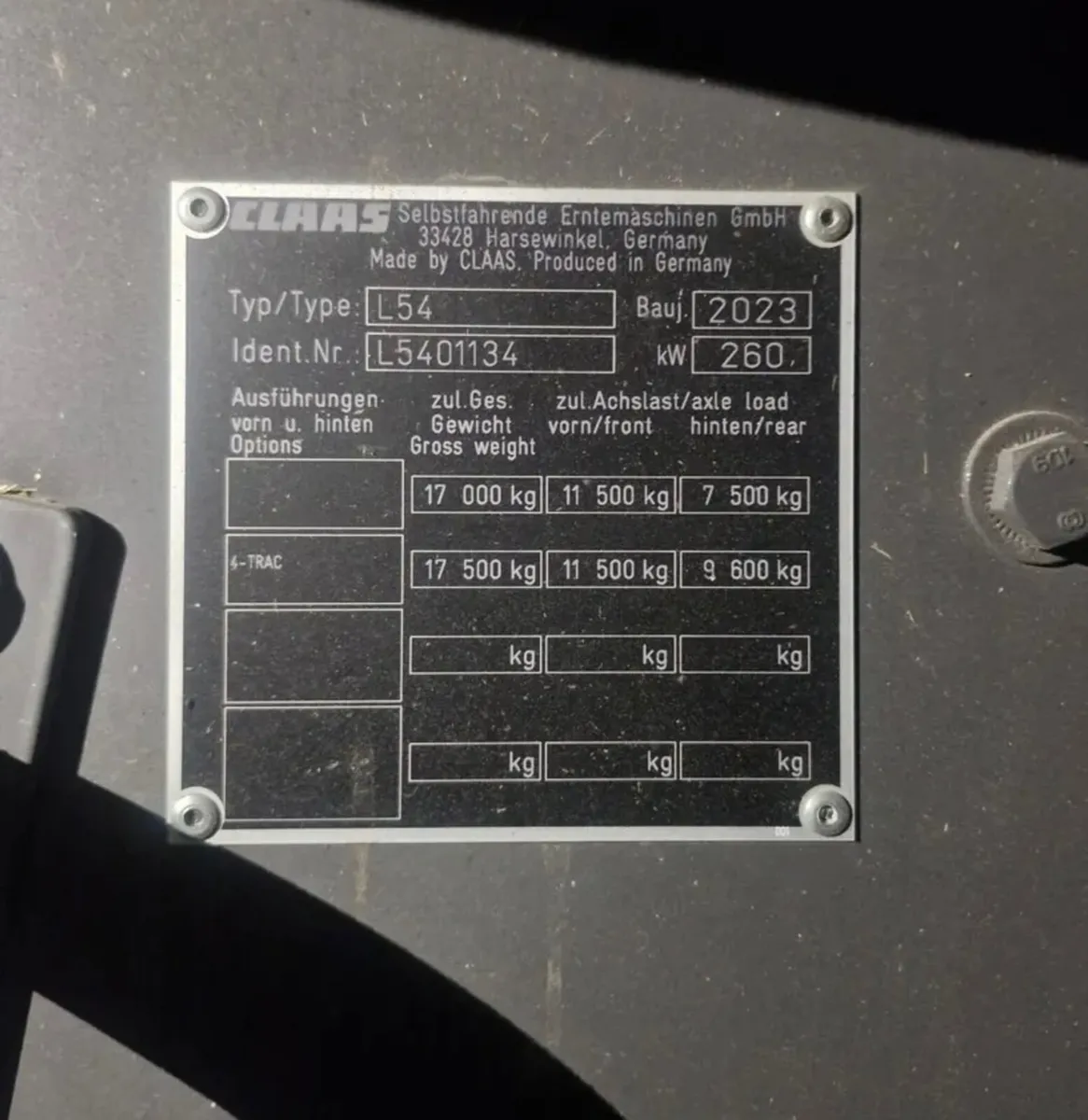 2023 Claas Trion 650 - €210,000 + VAT - Image 4