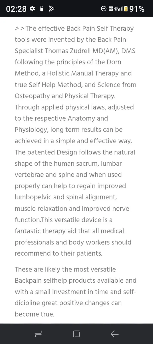 Back pain relief tool DOORN - Image 3