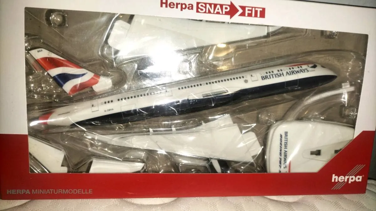 2 HERPA SERPA FIT AIRPLANES DIECAST MODELS - Image 3