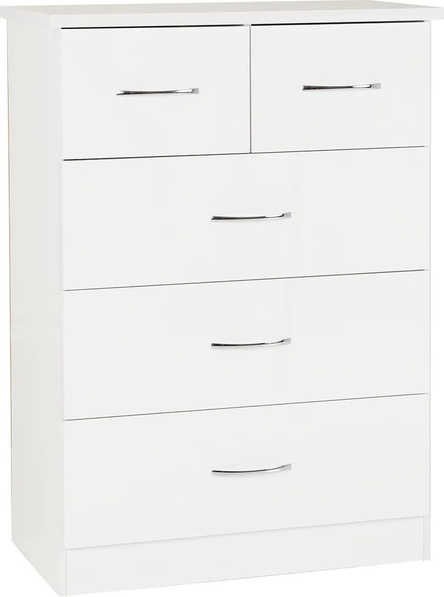 3+2 Drawer Chest in 3d Effect - Image 1