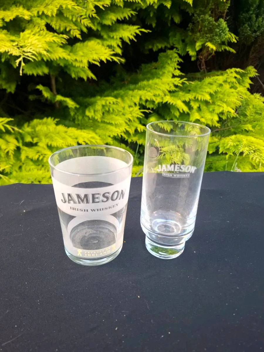 2 jameson whiskey glasses postage possible