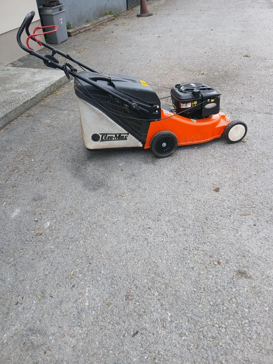 Oleo mac push lawnmower working perfect - Image 2