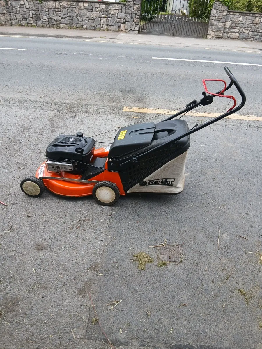 Oleo mac push lawnmower working perfect - Image 3