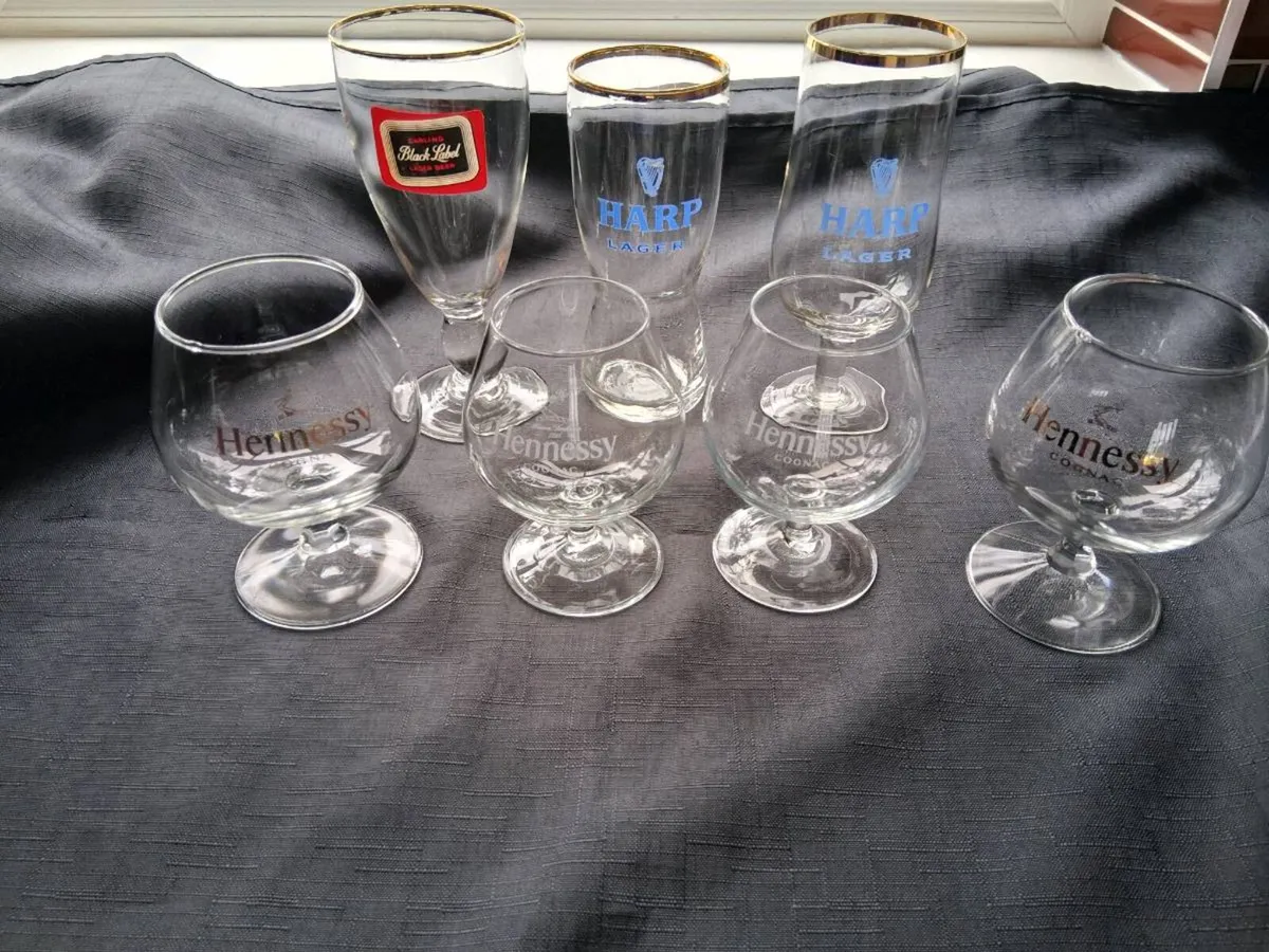 Selection Of Old Pub Glasses - Image 2