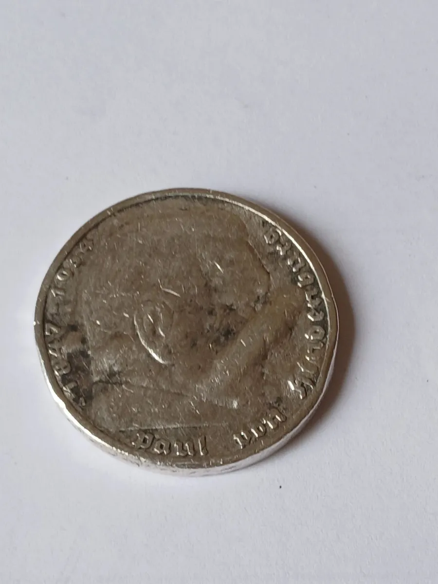 1936 german coin silver - Image 2