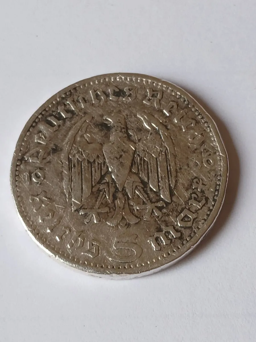 1936 german coin silver - Image 1