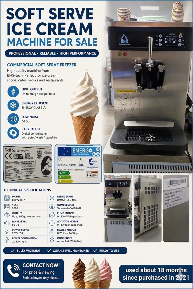 Soft Serve Ice Cream Machine