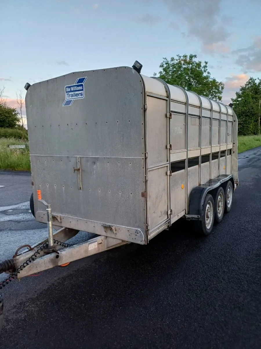 Ifor williams 14ft,  3 axle , with decks - Image 1