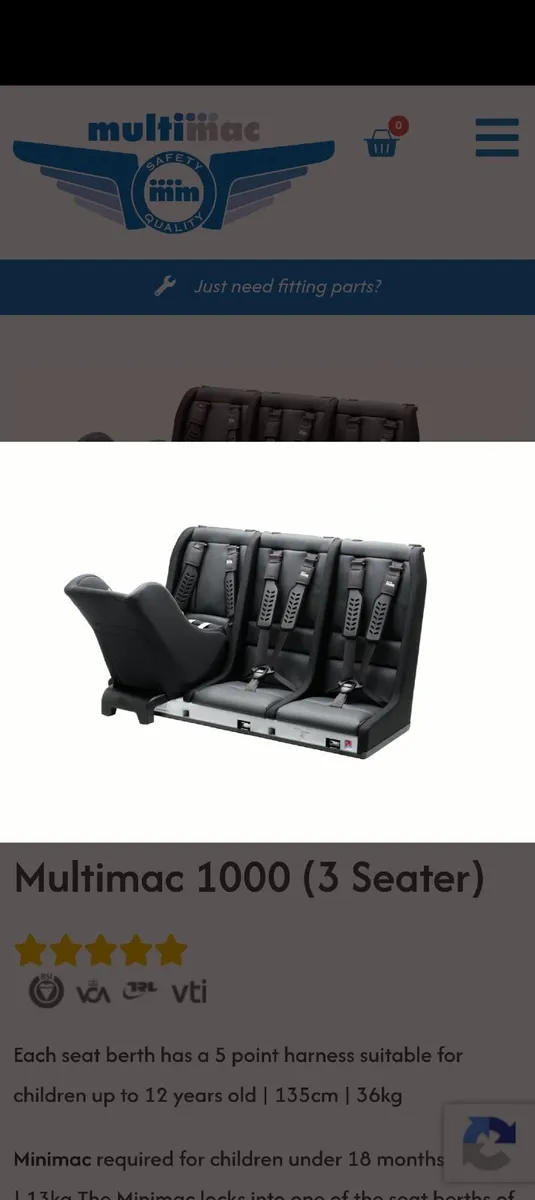 3 seater Superclub and Minimac Multimac - Image 4