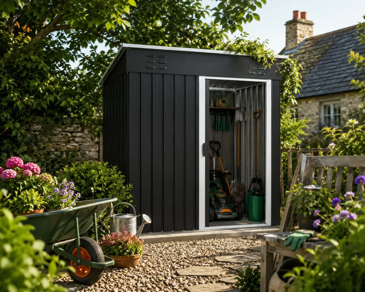 Small Metal Shed 6.1ft x 5.4ft x 3ft - Image 1