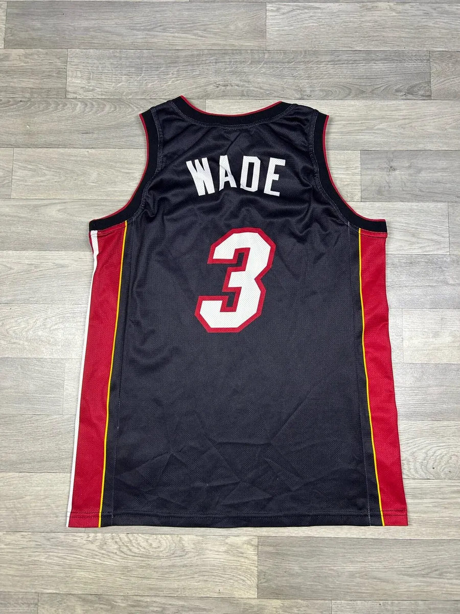 Vintage Champion Miami Heat Dwayne Wade Jersey - Image 2