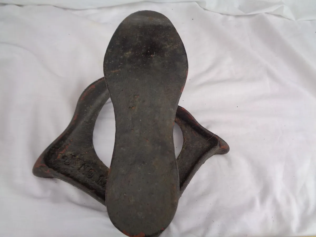 Vintage Cast Iron Shoe Last for Sale - Image 3