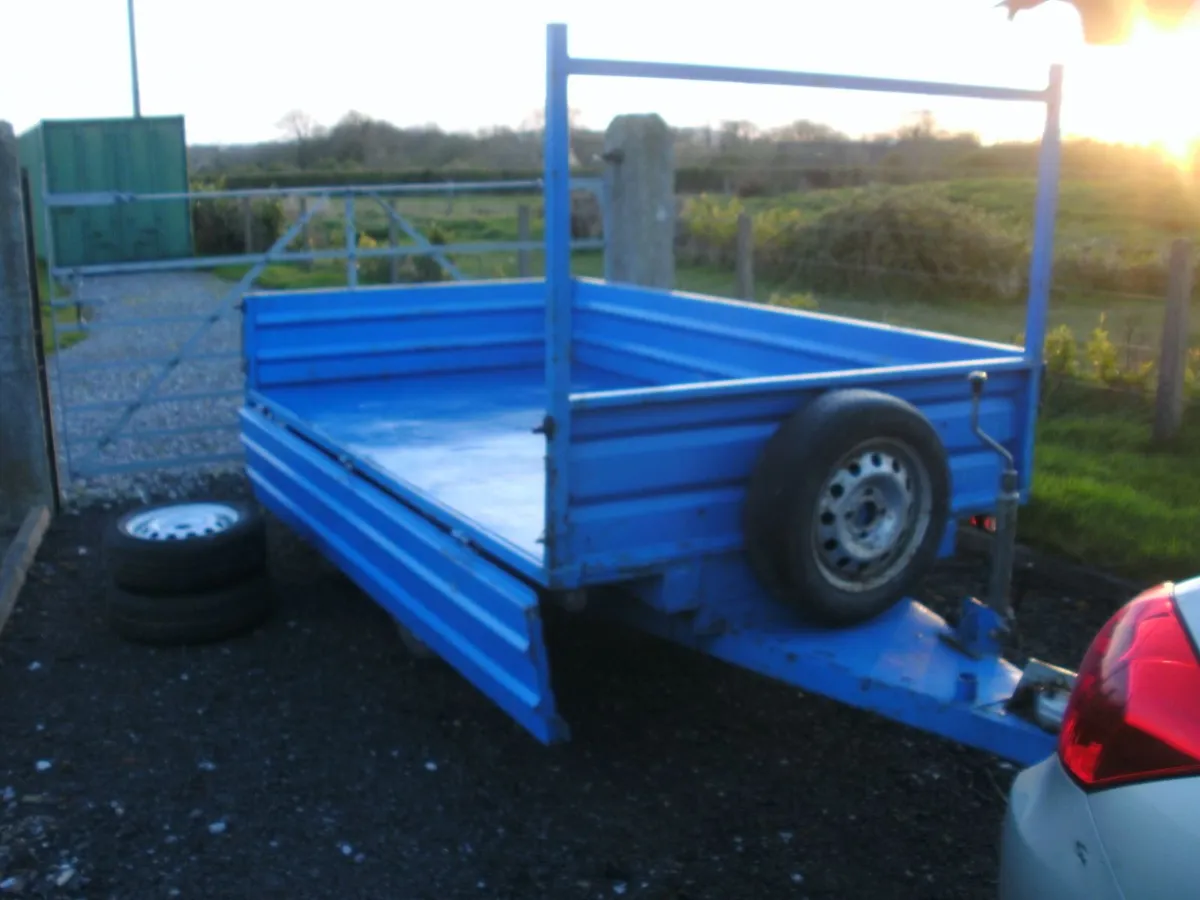 Builder drop side Trailer double axel - Image 1