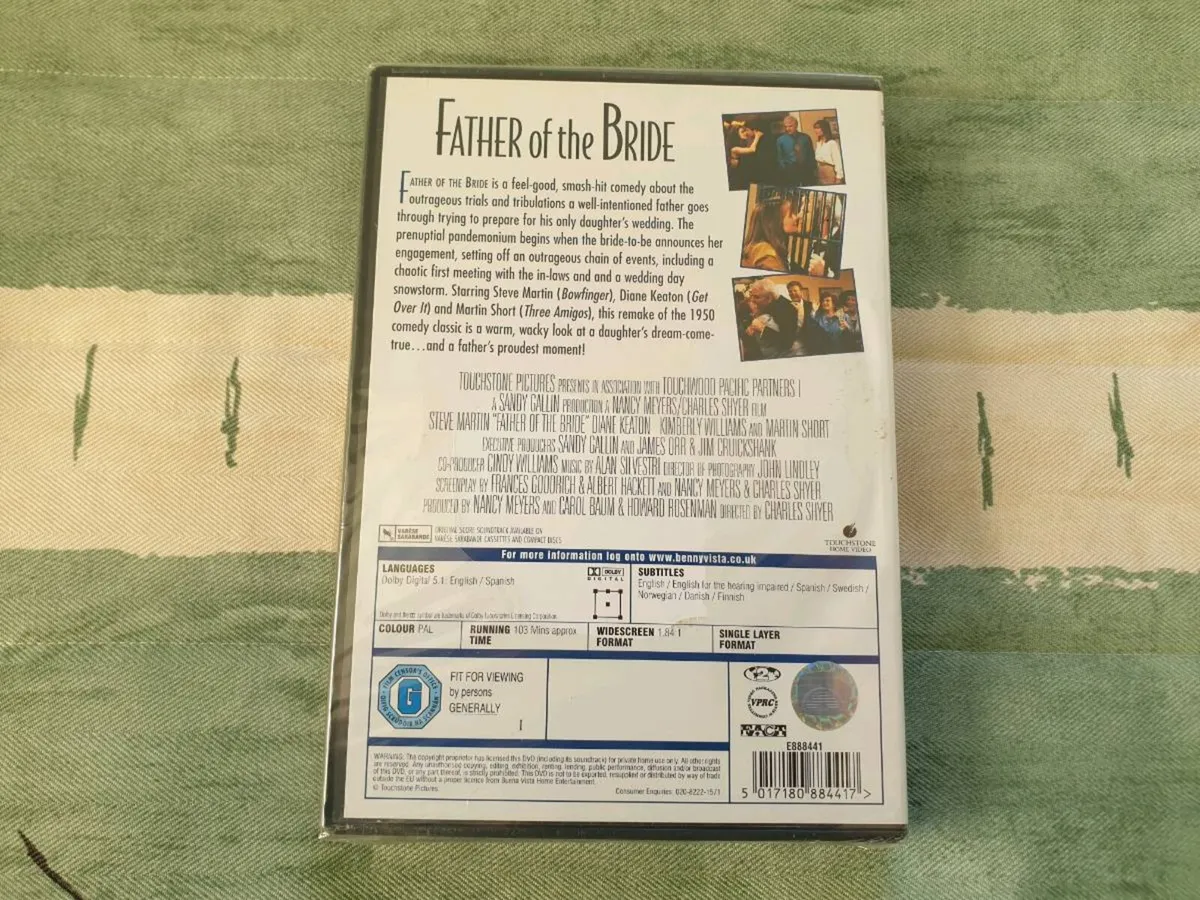 Father of the Bride DVD Steve Martin Diane Keaton - Image 2