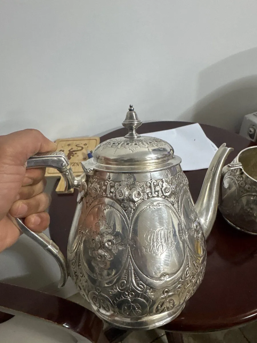 Vintage Ornate Tea Set for sale - Image 2
