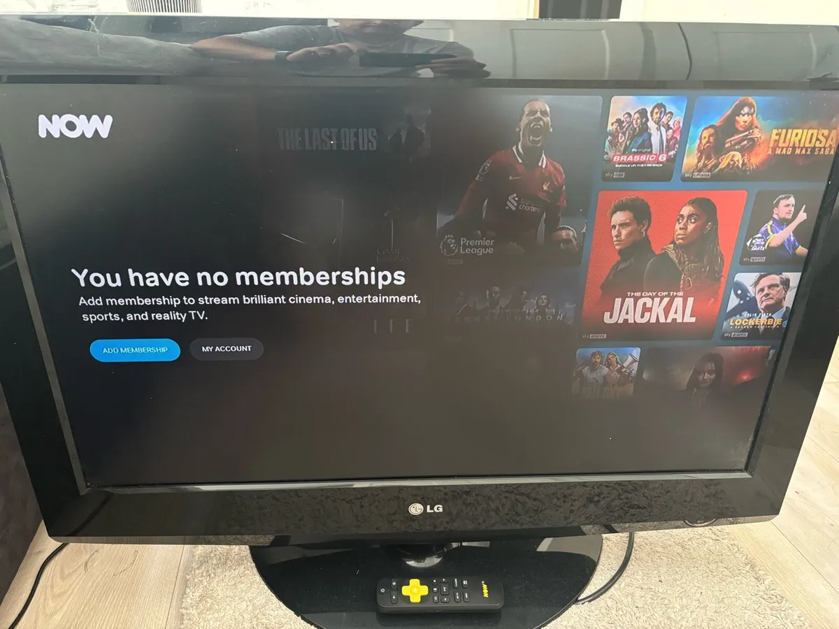 Lg 32 inch tv with Now tv stick - Image 1