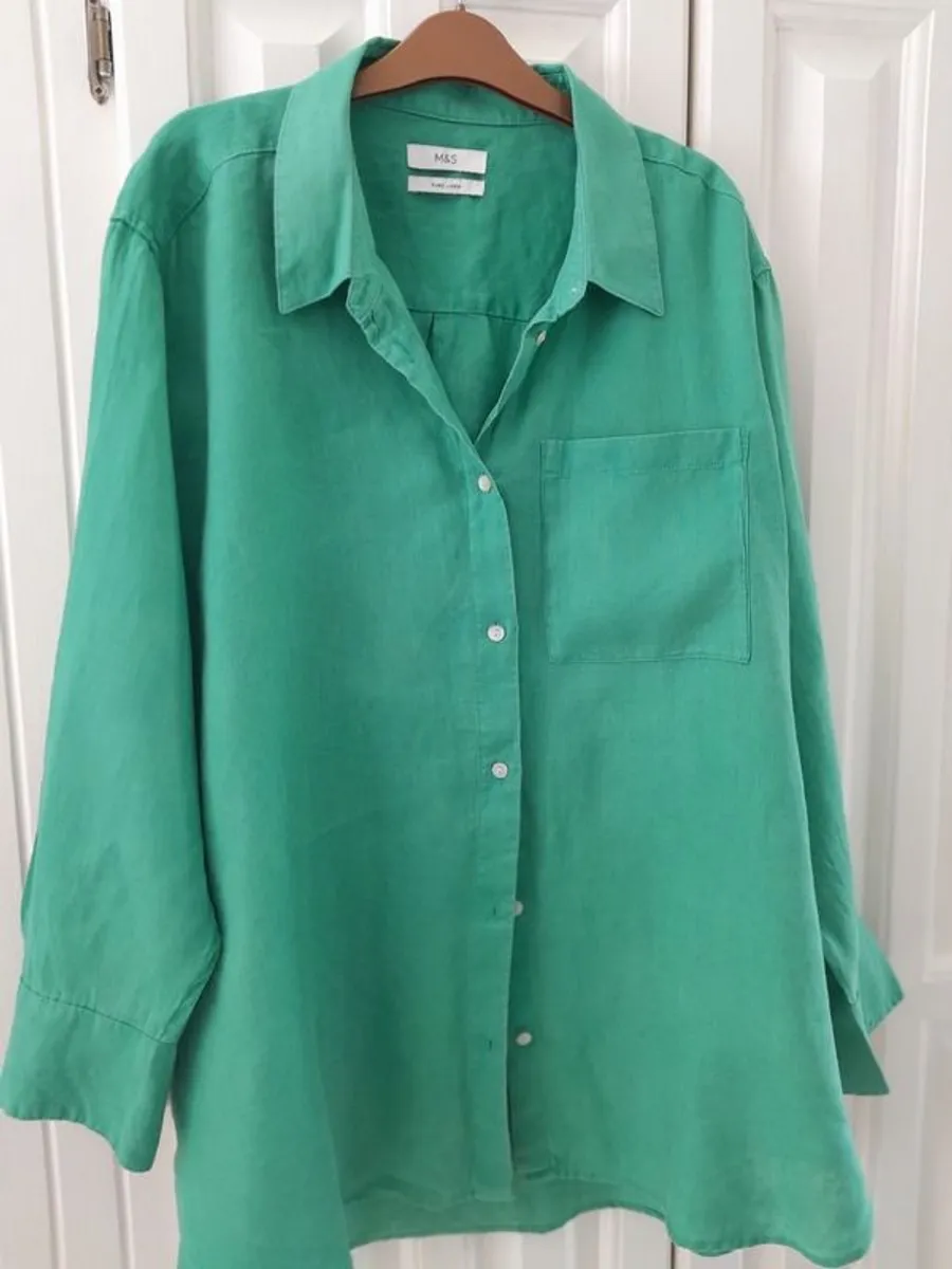 Oversized Linen Shirt from M&S - Image 1