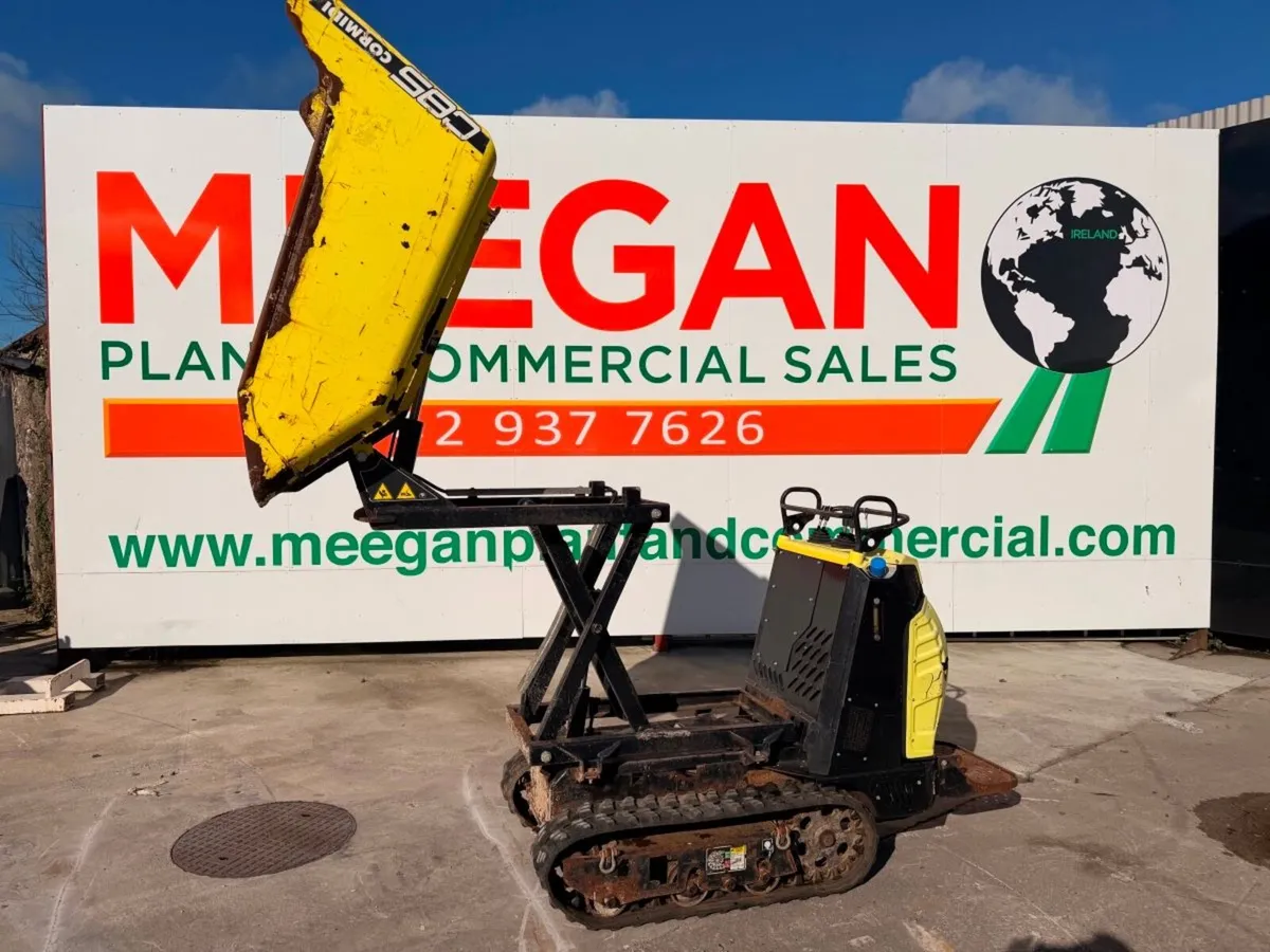 2019 cormidi c10.85 stand on hi tip tracked dumper - Image 1