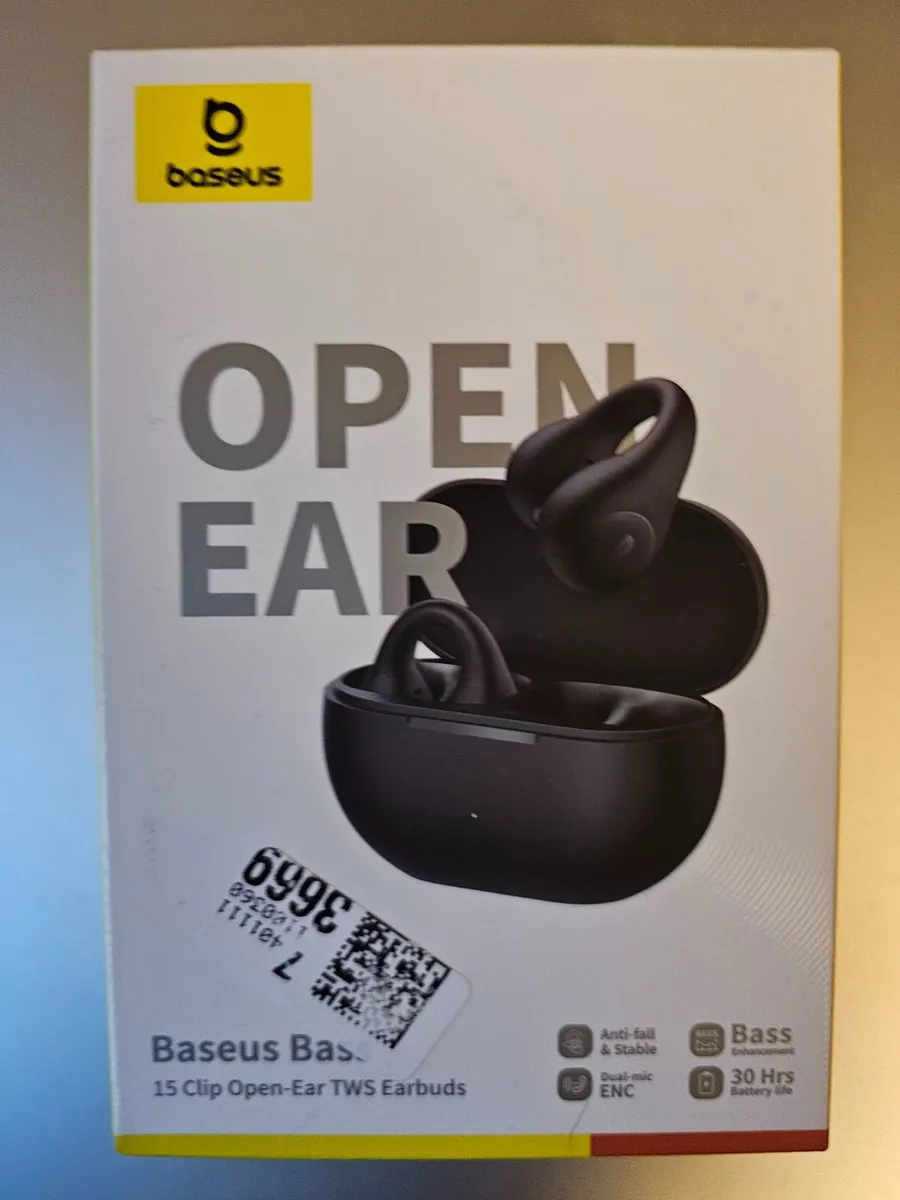 Baseus Bass 15 clip Open-Ear TWS Earbuds - Image 1