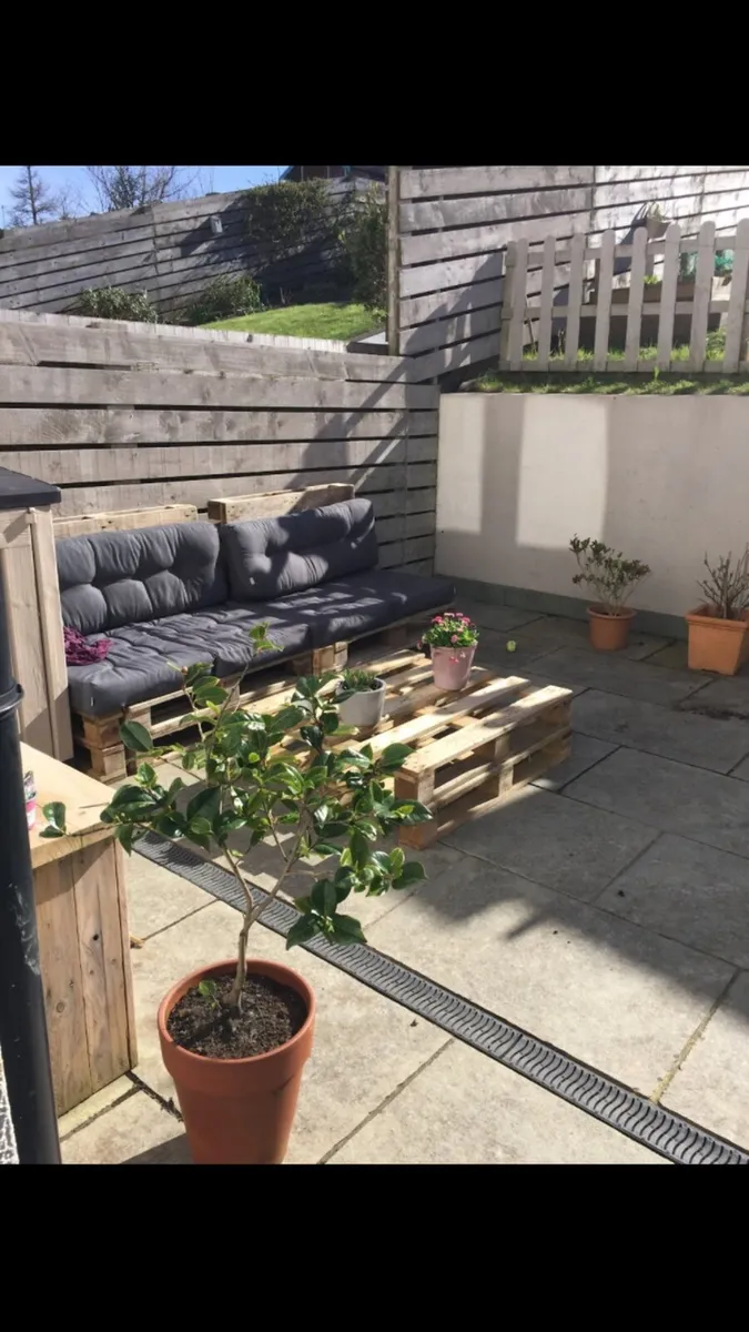 Garden Pallet Sofa Cushions - Image 1