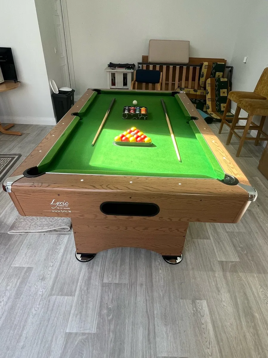 7ft x 4ft Lyric Pool Table - Excellent Condition - Image 3