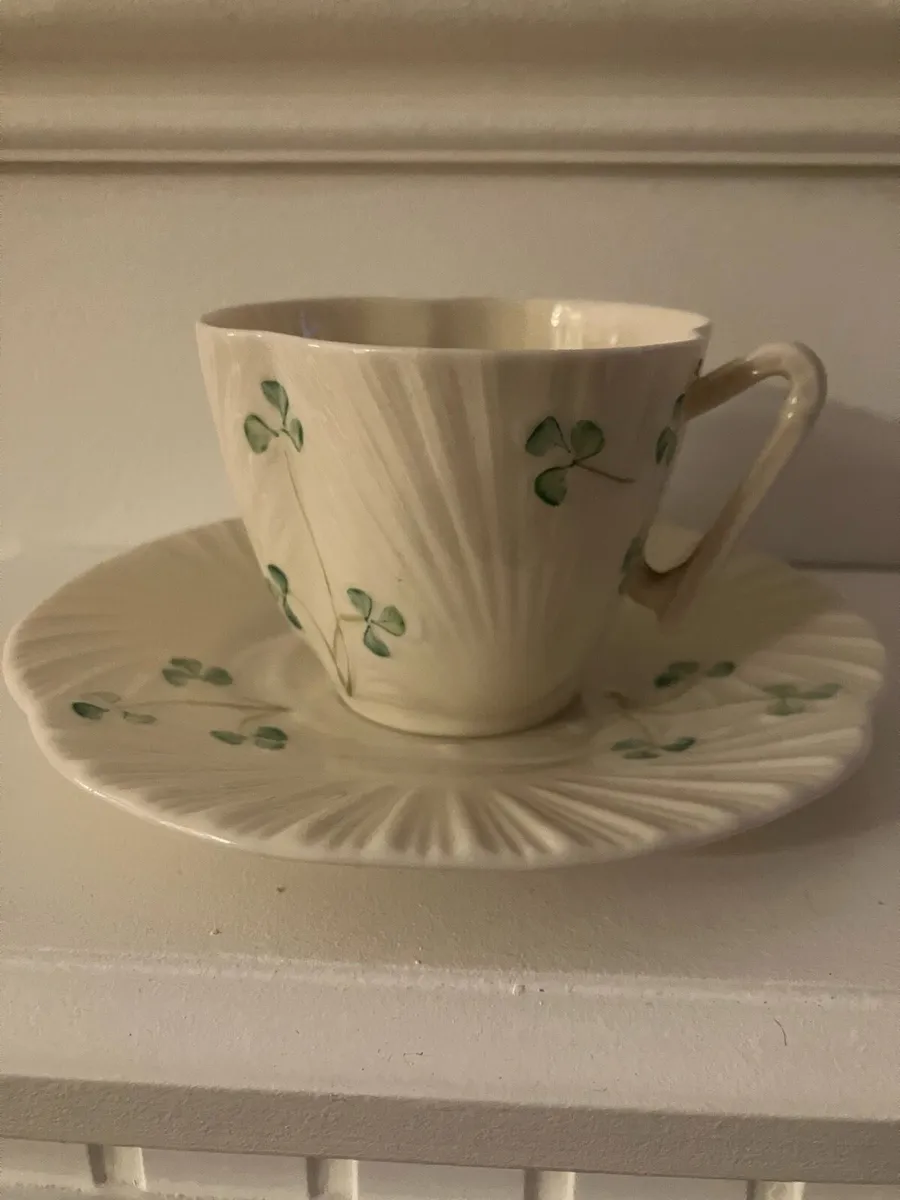 Belleek Cups and Saucers - Image 2