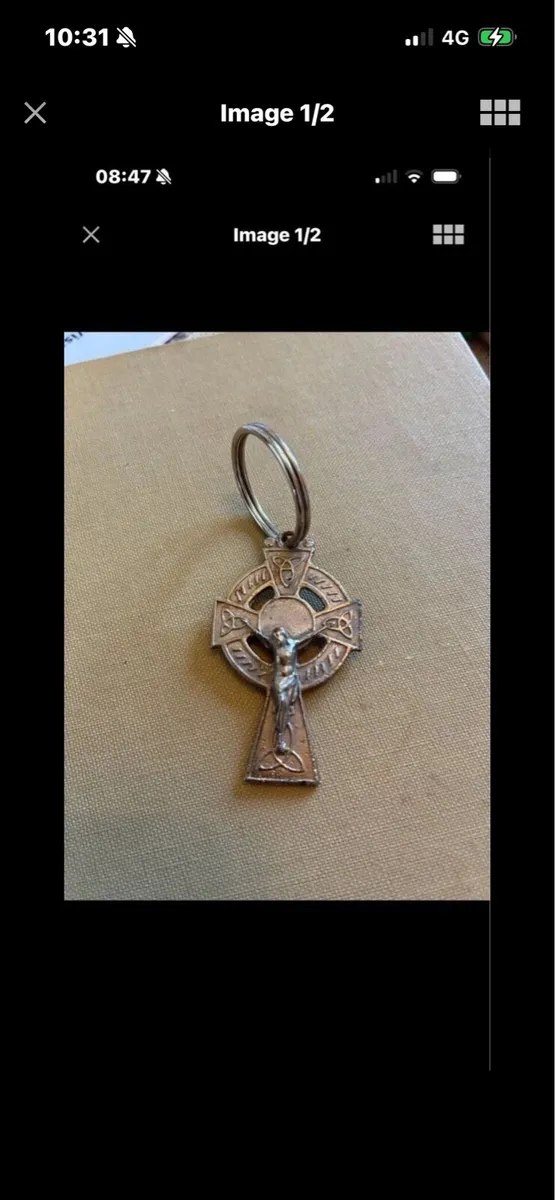 Rare ‘Erin’ Crucifix/Key Ring - Image 1