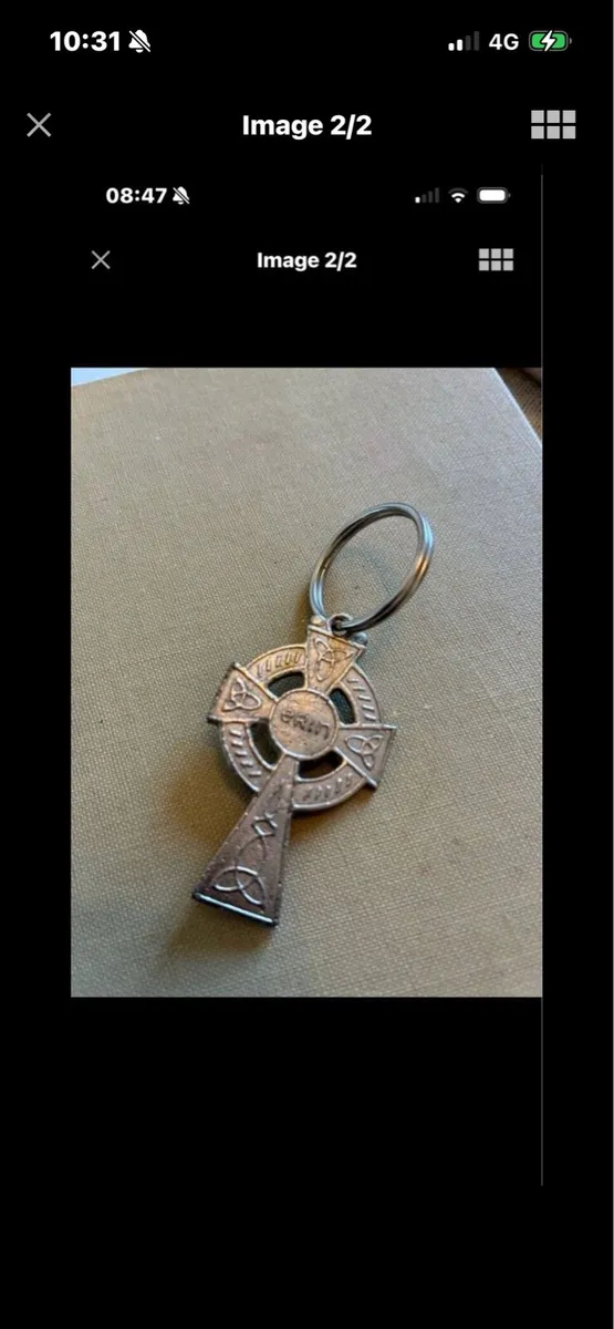 Rare ‘Erin’ Crucifix/Key Ring - Image 2