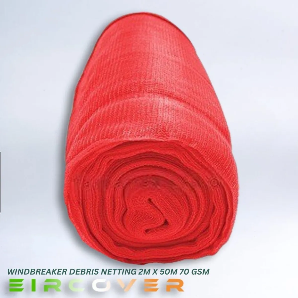 Windbreak Netting Standard  2m x 50m 70 gsm Red - Image 1