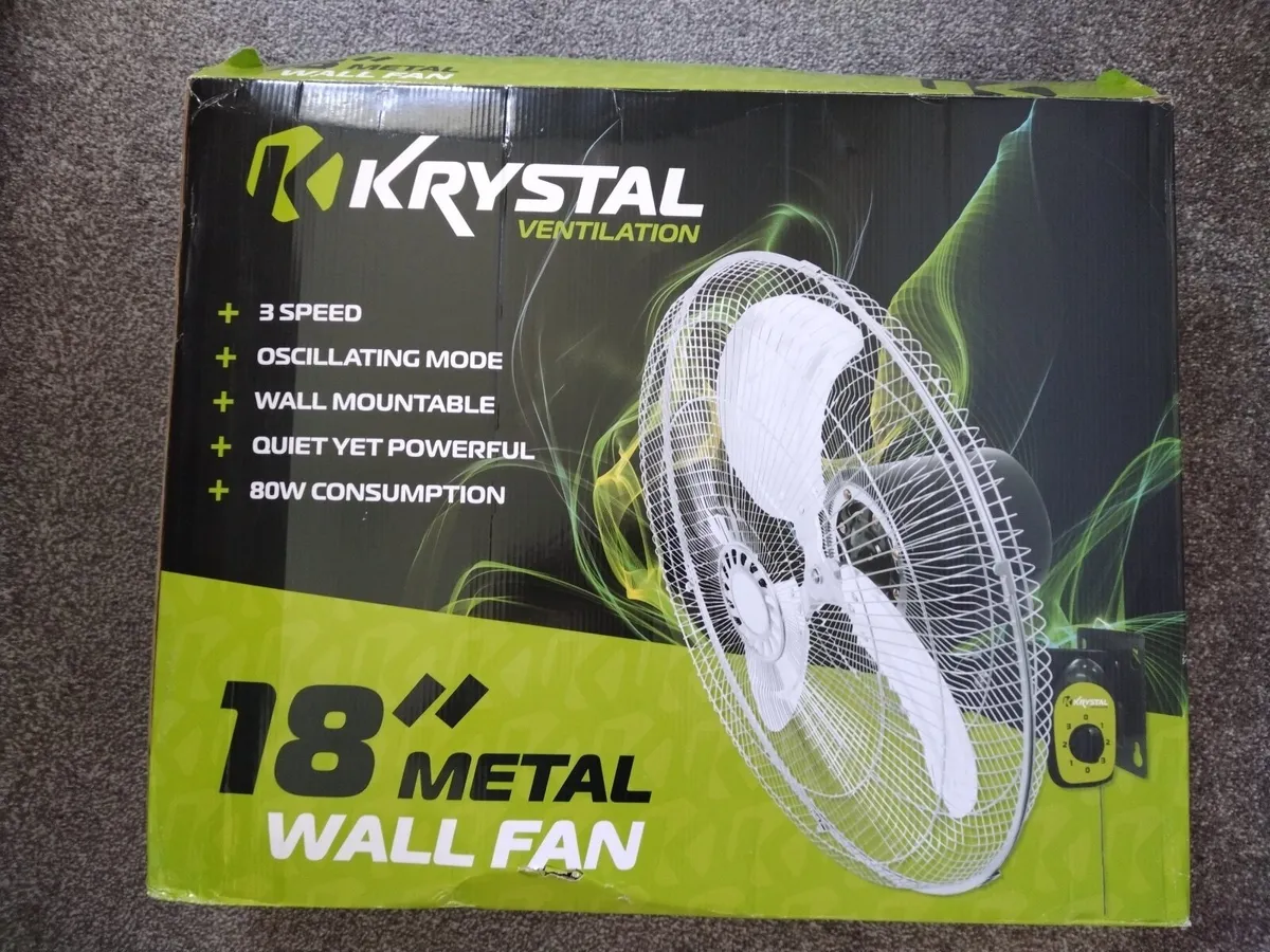 Large 18" Metal Wall Mounted Fan €50 - Image 4