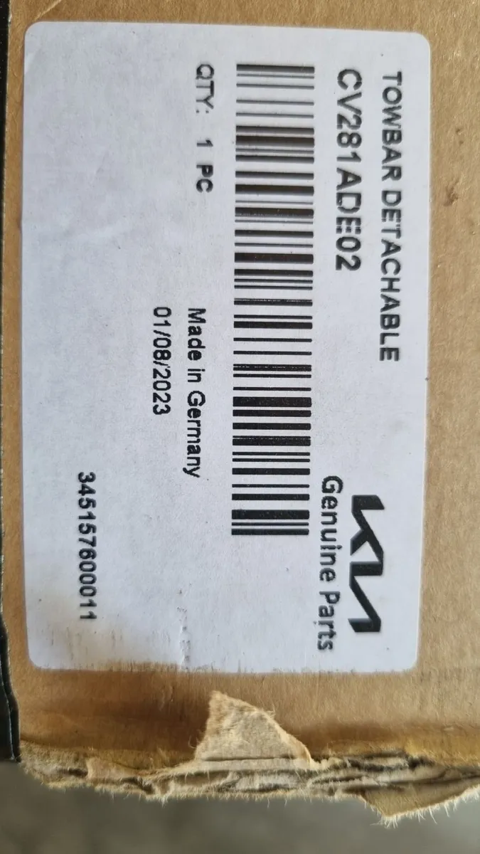 New kia EV6 genuine Tow bar kit - Image 4