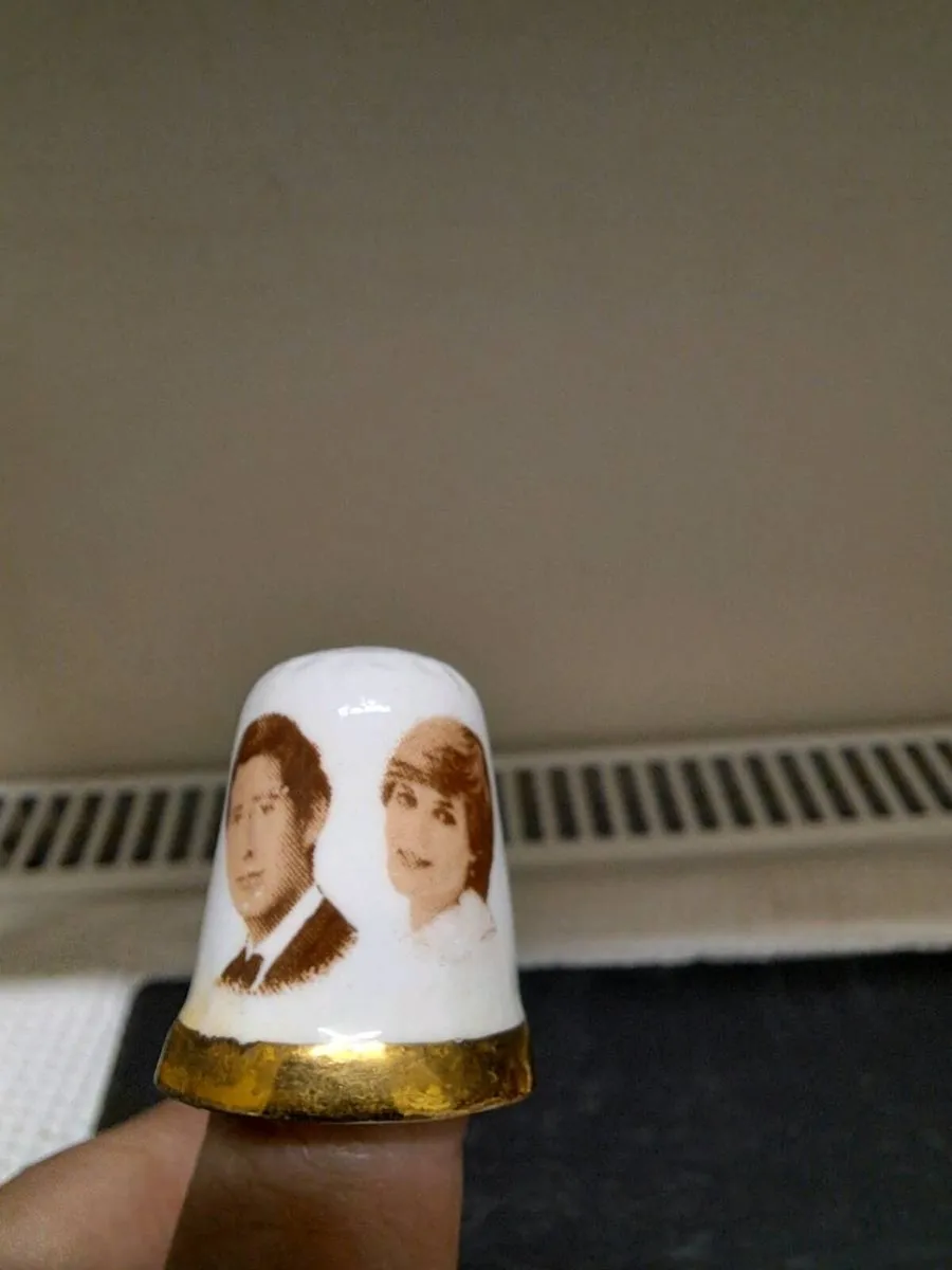 Prince Charles & Lady Diana Royal Wedding Thimble - Image 1