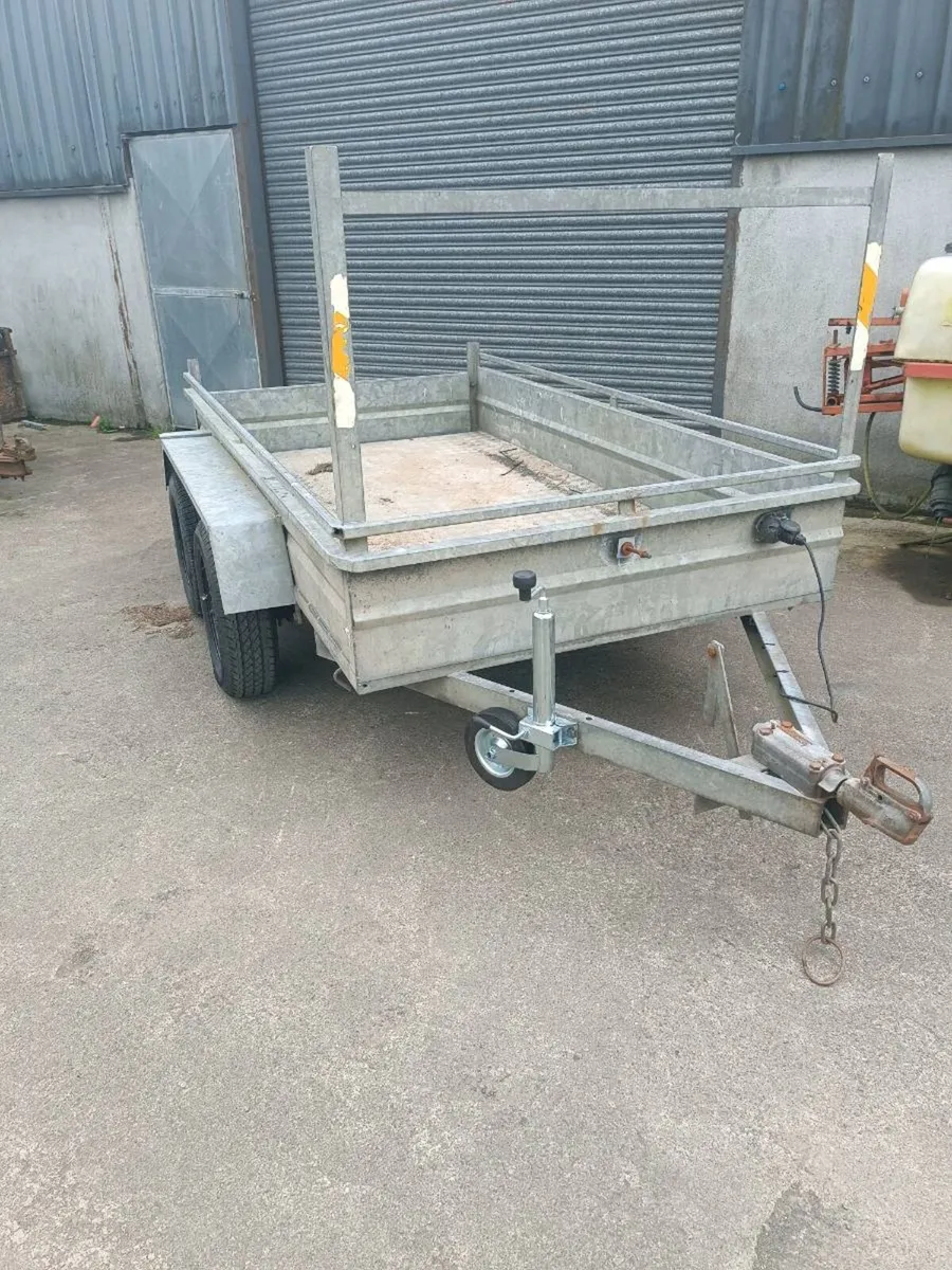 Galvanized builders trailer - Image 1
