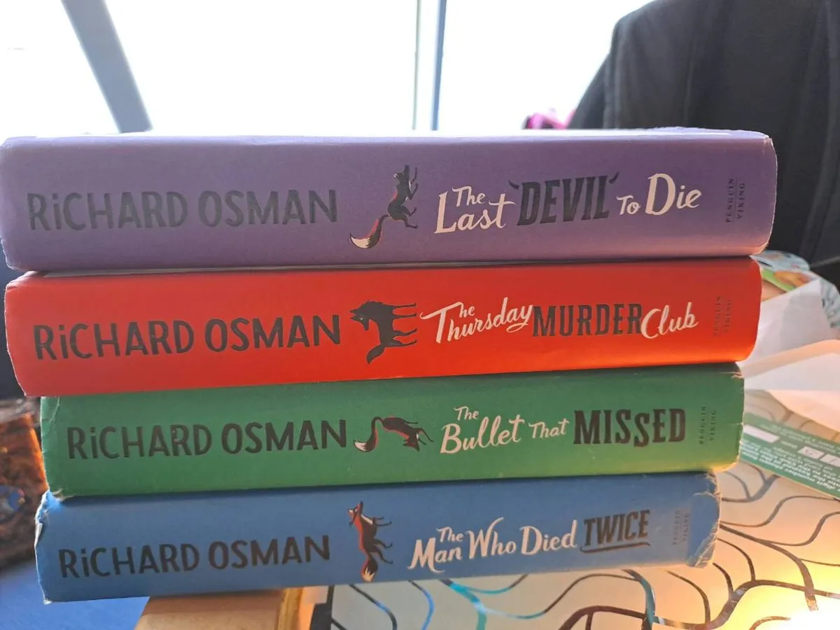 1st ed Richard Osman 4 hardbacks - Image 1