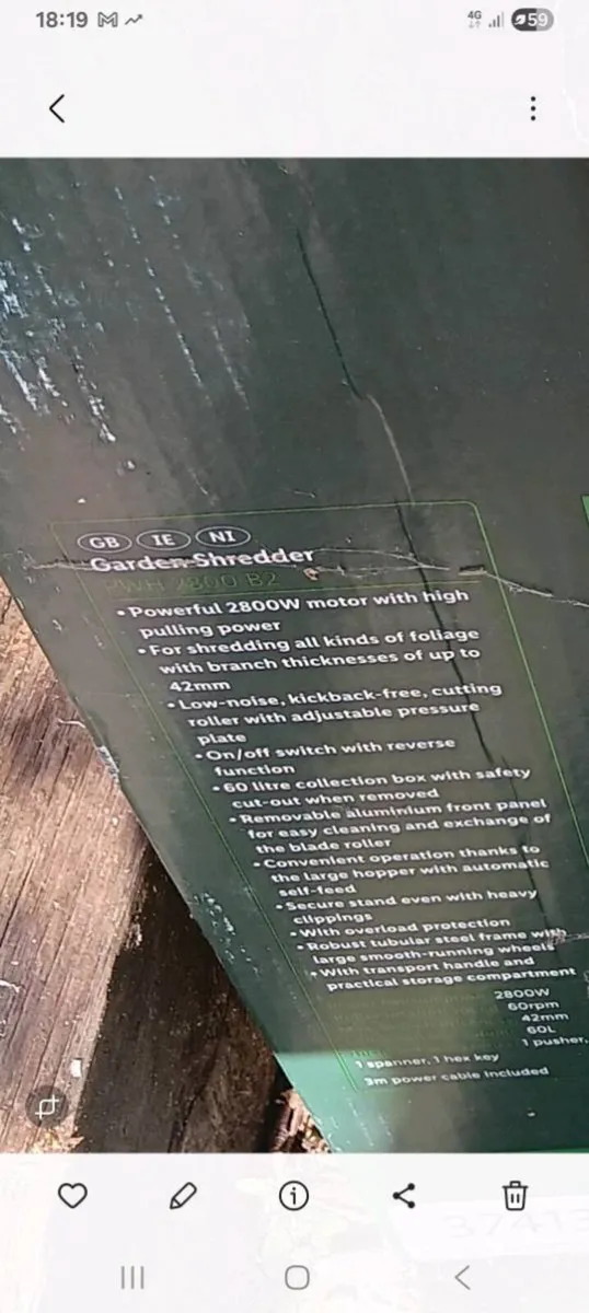 Garden Shredder Domestic Heavy Duty - Image 4